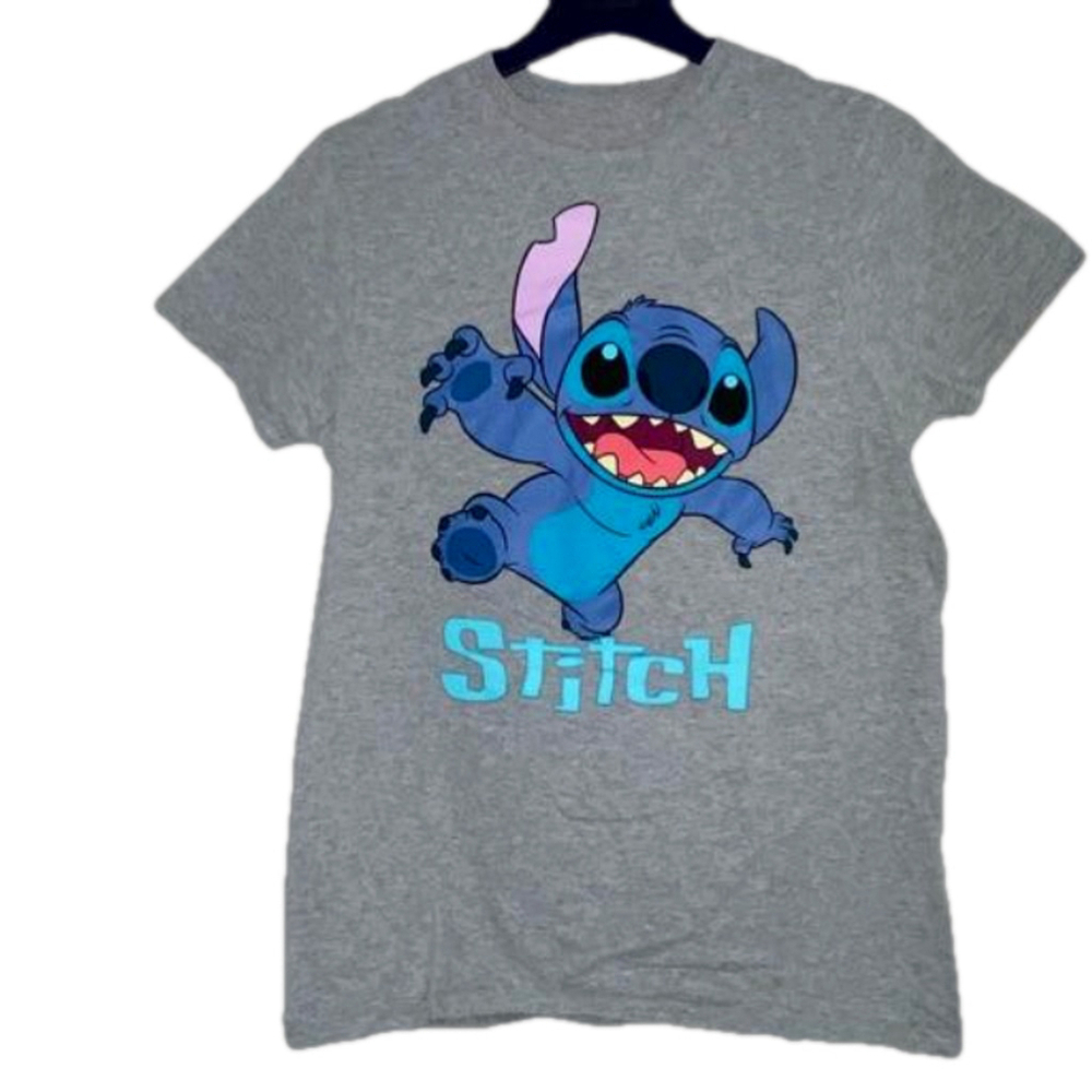 Disney Stitch T-Shirt Gray SM
